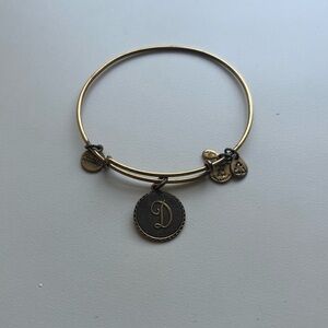 Alex and Ani D Initial Charm Bracelet
